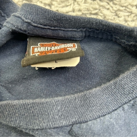 Harley Davidson Shirt Mens Large Basic HD Authentic Riding Gear Motorcycle Top - Picture 4 of 6